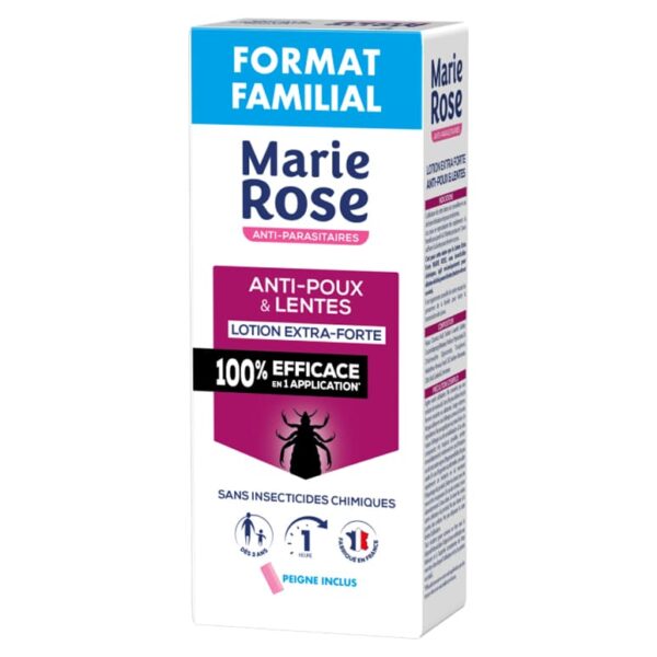 Marie Rose – Poux Lotion Extra Forte Anti-poux et Lentes – 100 Ml