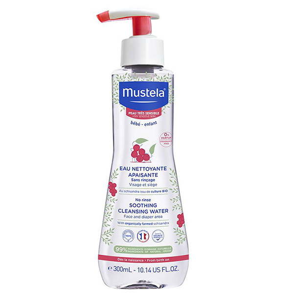 Mustela – Eau Nettoyante Apaisante – 300 Ml