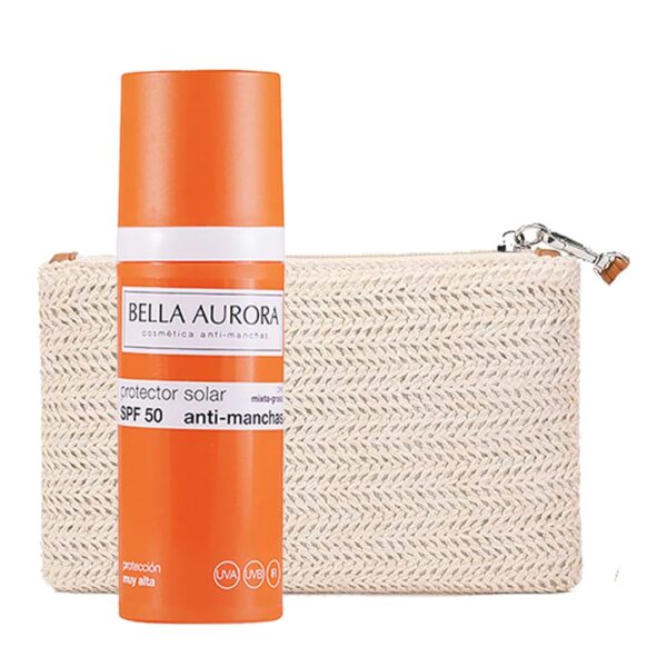 Bella Aurora – Ecran Solaire Anti-taches Peaux Mixtes/Grasses SPF 50+ 50+ Trousse Offert