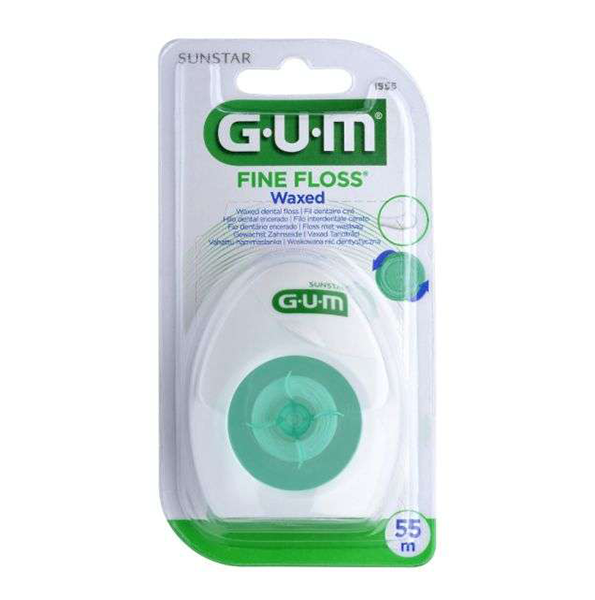 GUM – Fil Dentaire Fine Floss Cire 55m 1555