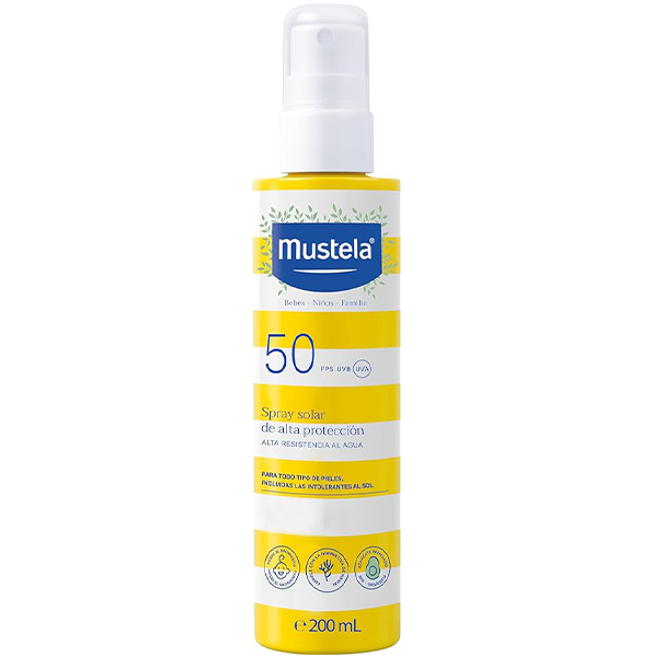 Mustela – Spray Solaire Tres Haute Protection SPF 50+ – 200 Ml