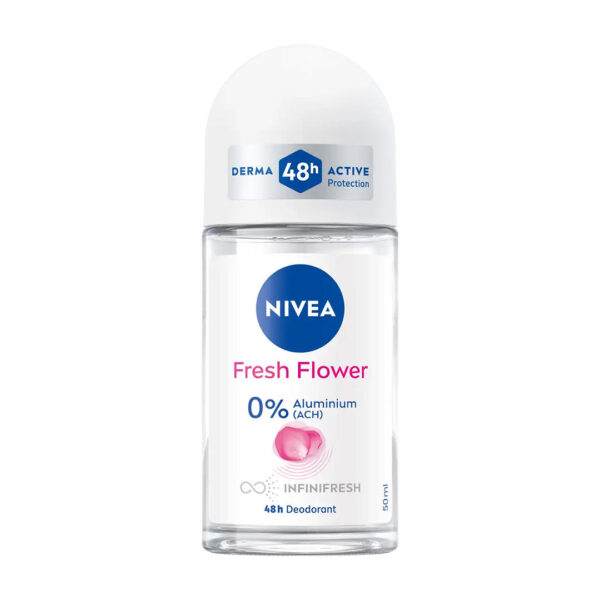Nivea – Deodorant Fresh Flower Roll-on I 0% Aluminium 48H