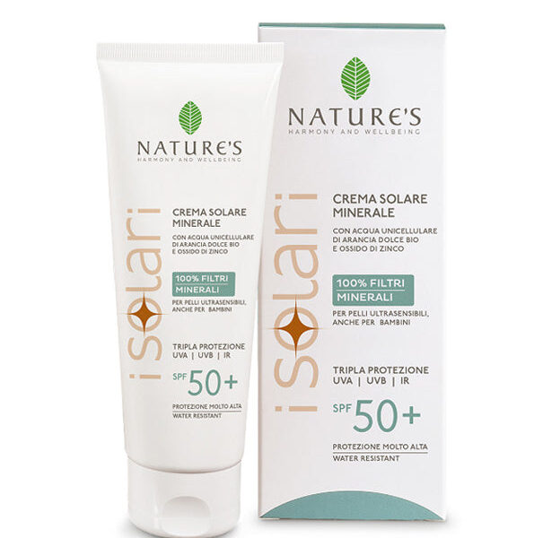 NaturEsoin – Natures Isolari Ecran Crème Minerale SPF 50+ – 100 Ml