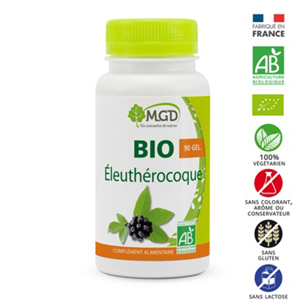 Mgd – Éleuthérocoque Bio 90gel
