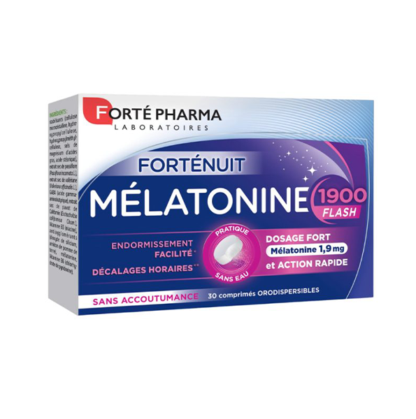 Forte Pharma – Mélatonine 1900 Flash 30 Cps