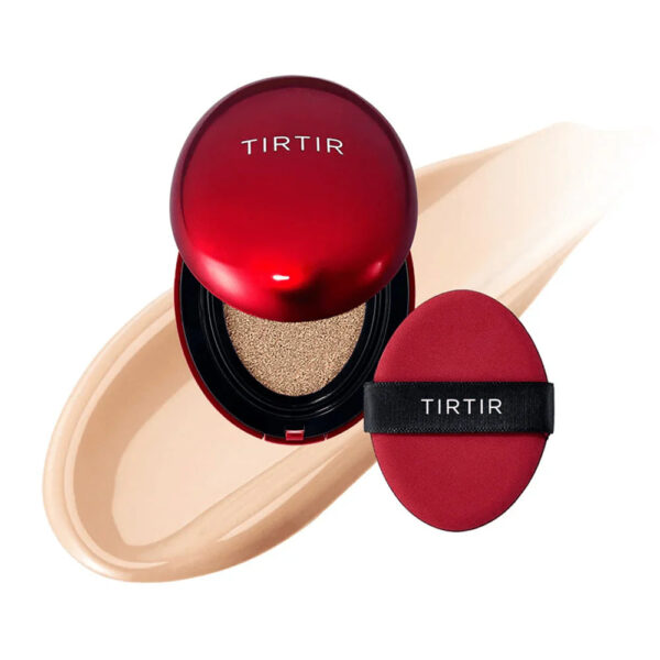Tirtir – Mini Mask Fit Red Cushion Enrich Coverage 4.5 G Teinte 21N Fair Ivory Cushion Haute Couvrance & Éclat Naturel