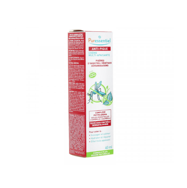 Puressentiel – Crème Multi Apaisante Anti Pique- Tube de – 30 Ml