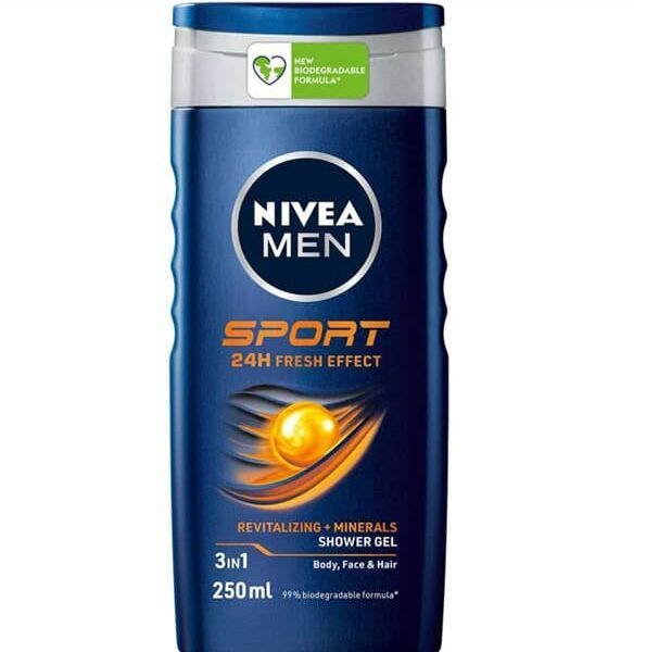 Nivea – Men Gel Douche 3 en 1 Sport – 250 Ml