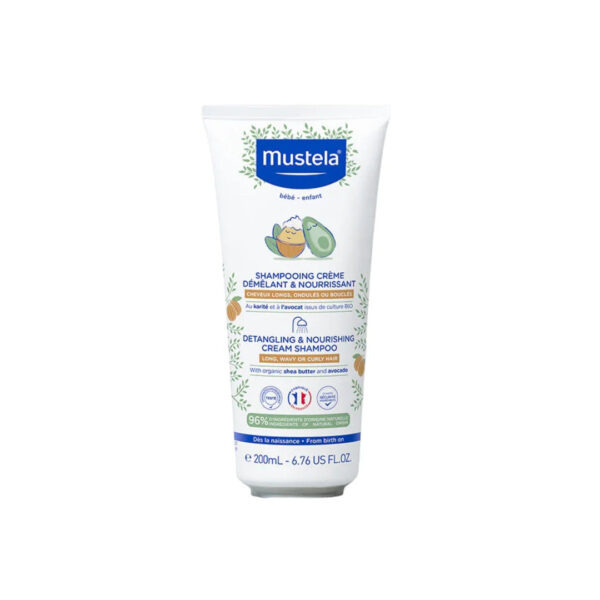 Mustela – Shampoing Crème Démêlant & Nourrissant – 200 Ml