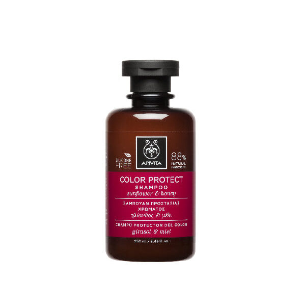 Apivita – Shampooing Protection Couleur 250 Ml Cheveux Colores