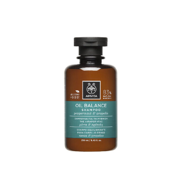 Apivita – Shampoing Équilibrant Cheveux Gras – 250 Ml