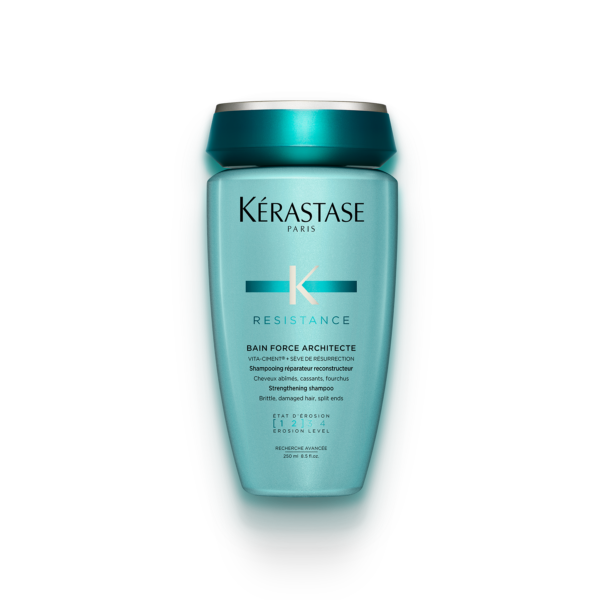 Kérastase – Résistance Bain Force Architecte 250 Ml Shampooing Réparateur Cheveux Abîmés