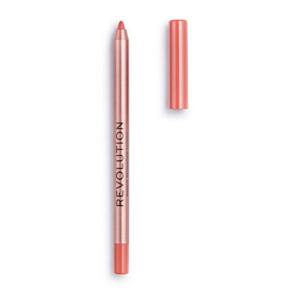 Revolution – Satin Kiss Lipliner Heart Race Peach Nude