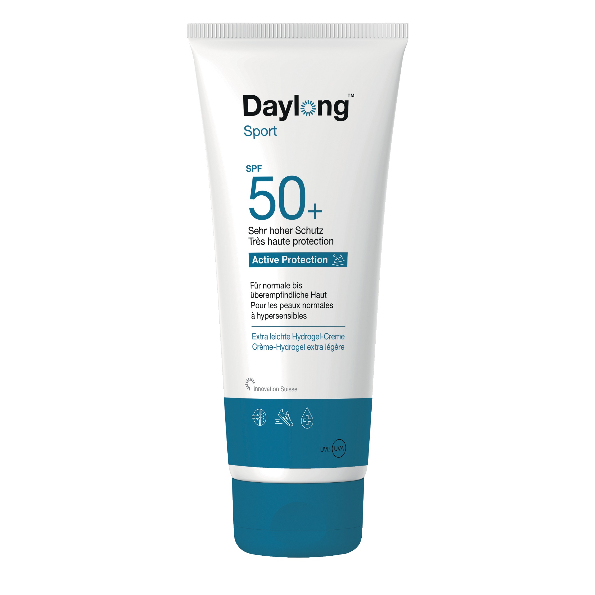 SportCremeHydrogelExtraLegereSPF50.png Daylong Sport Crème-hydrogel Solaire SPF 50 50 Ml