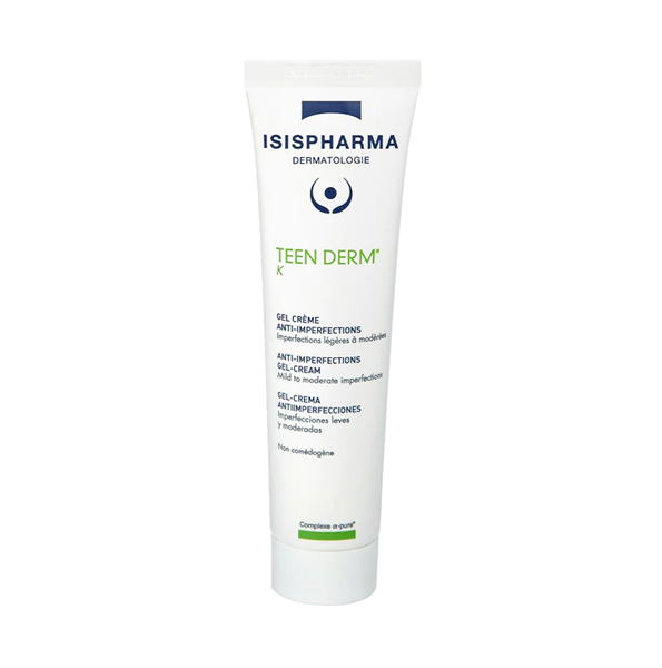 Isispharma – Teen Derm K Gel Crème Anti Imperfections – 30 Ml