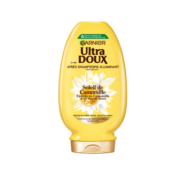Garnier – Ultra Doux Camomille Après-shampooing Illuminant & Brillant – 250 Ml
