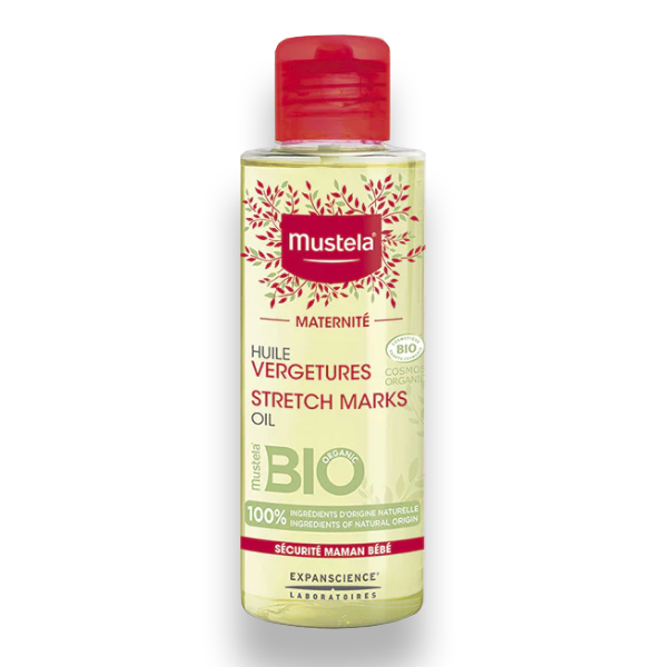 Mustela – Maternité Huile Vergetures Bio – 105 Ml
