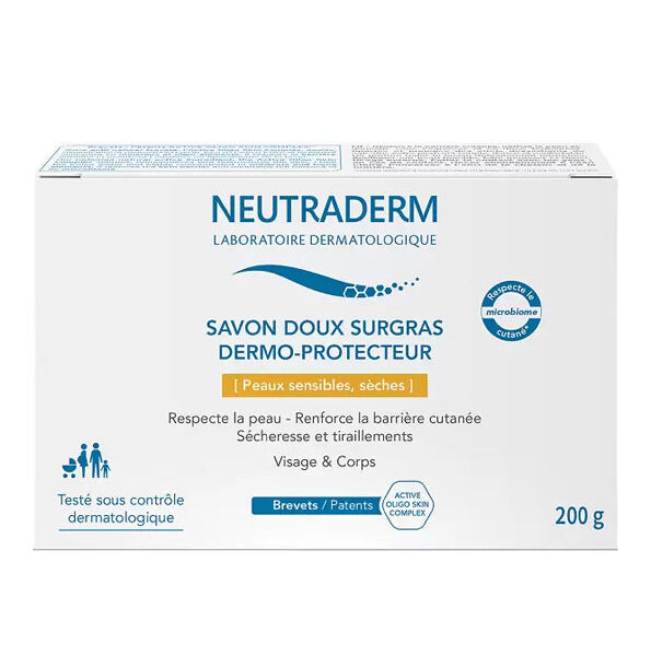 Gilbert – Neutraderm Savon Doux Surgras Dermo-protecteur – 200 G