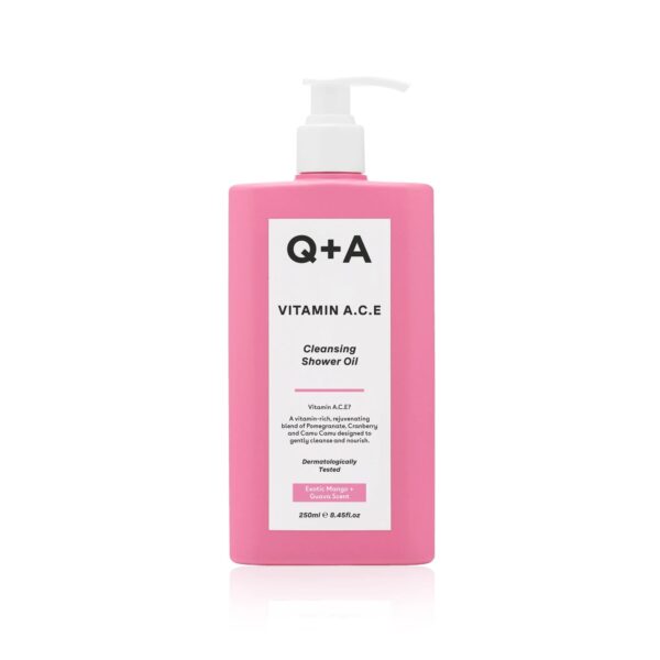 Q+a – Vitamin A.c.e Cleansing Shower Oil – 250 Ml