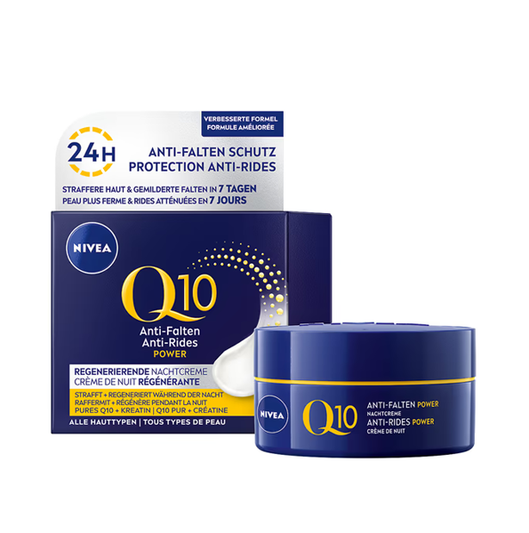 Nivea – Q10 Power Soin de Nuit Anti-rides – 50 Ml