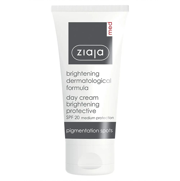 Ziaja – Med Crème de Jour Protectrice Éclaircissante SPF 20 – 50 Ml