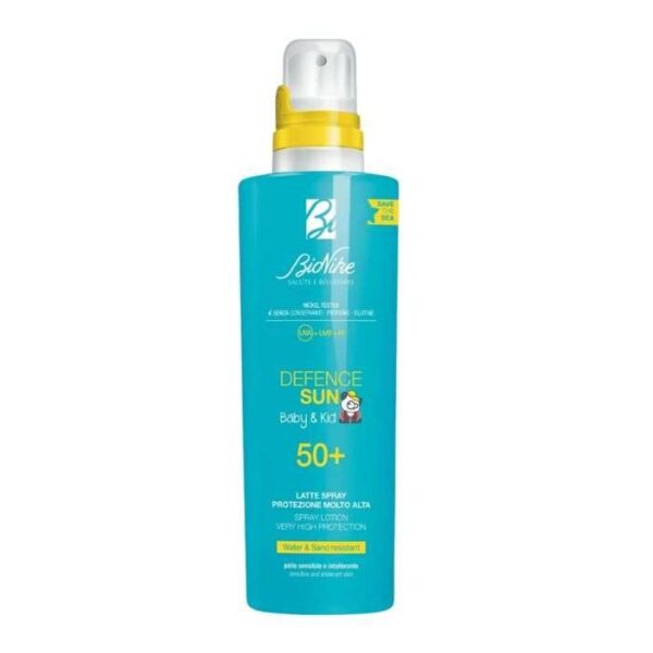 Bionike – Defence Sun SPF 50+ Enfants et Bébé Lotion Spray – 200 Ml