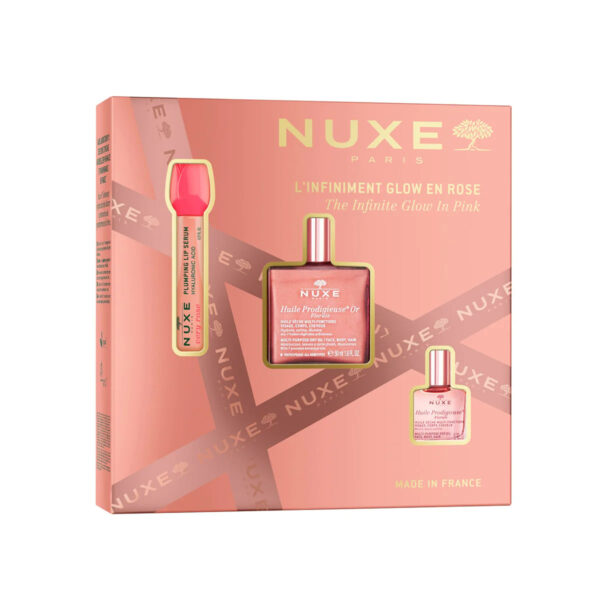 NUXE – Coffret Prodigieux Infiniment Glow en Rose