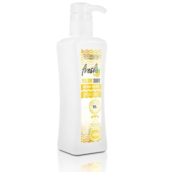 Biokera – Fresh Yellow Shot Special Curly Crème – 300 Ml