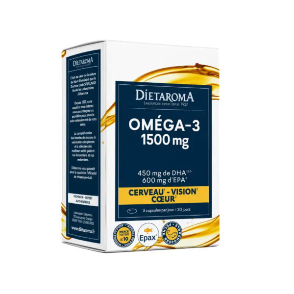 Dietaroma – Oméga 3 1500 Mg – 60 Capsules