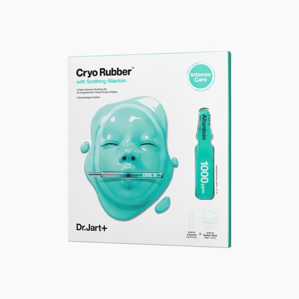 Dr. Jart+ – Cryo Rubber™ avec Allantoïne Apaisante 4 G + 40 G Masque Rafraîchissant & Soin Réparateur