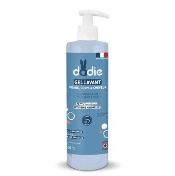 Dodie – Gel Lavant 3 en 1 Flacon Pompe – 500 Ml