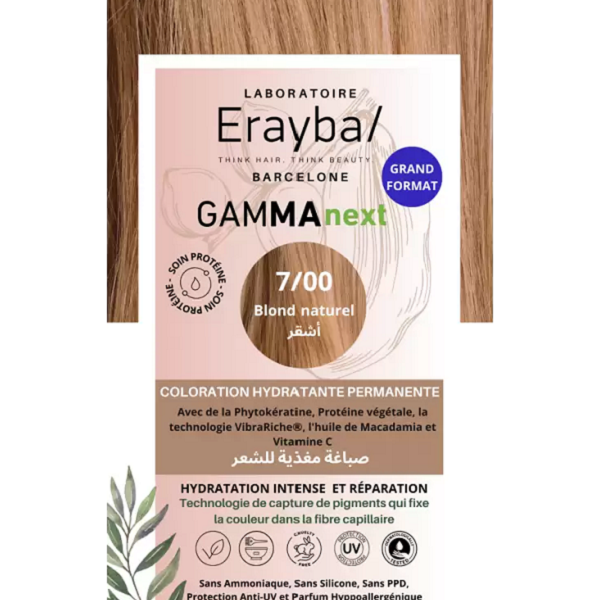 Erayba – Gamma Next Coloration 7/00 Blond Natural Coloration Hydratante Permanente