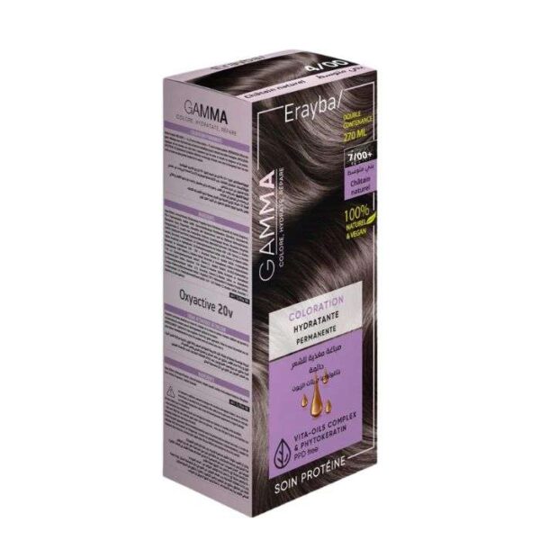 Erayba – Gamma Next Coloration 7/00+ Blond Natural Intense Coloration Hydratante Permanente