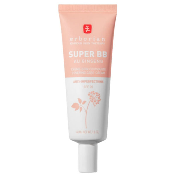 Erborian – Super BB BB Crème Couvrante Anti-imperfections SPF 20 Clair – 40 Ml