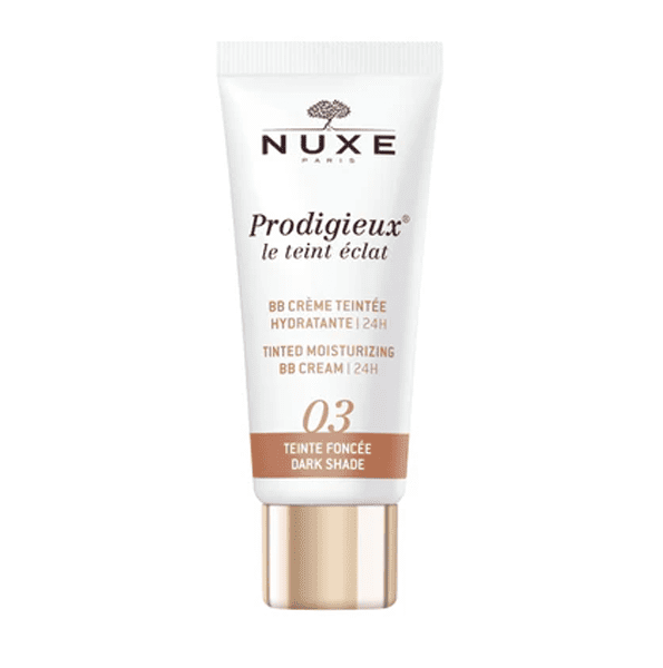 NUXE – Prodigieux le Teint Eclat 03 BB Crème Hydratante Fonce – 30 Ml