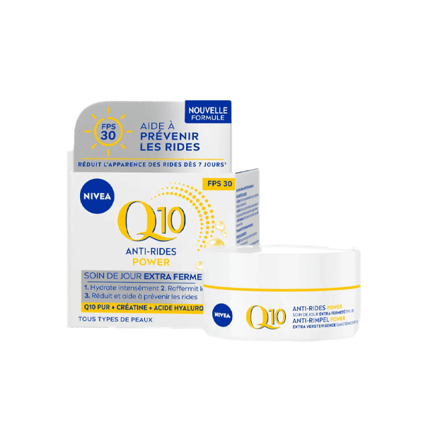 Nivea – Soin Jour Extra Fermeté Q10 Anti-rides Power Fps 15