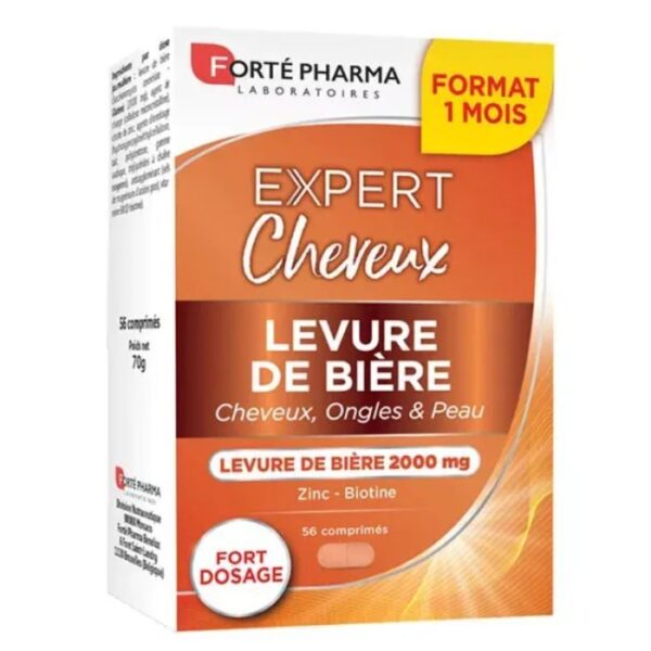 Forte Pharma – Expert Cheveux Levure de Biere – 56 Comprimes