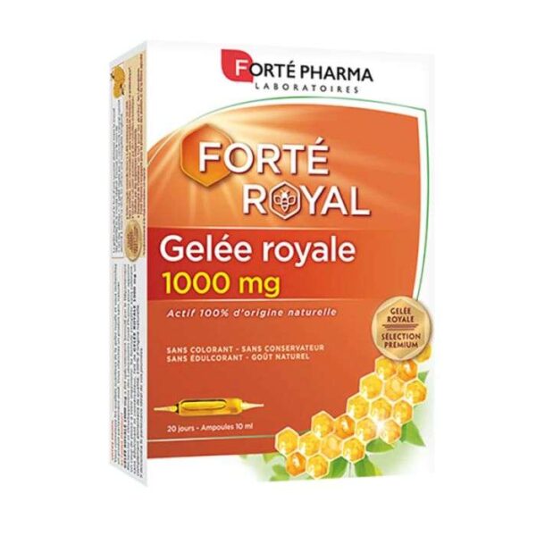 Forte Pharma – Forte Royal Gelée Royale 1000 Mg 20 Ampoules – 10 Ml