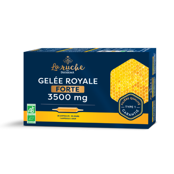 Dietaroma – La Ruche Gelee Royale Forte 3500 Mg – 20 Ampoules