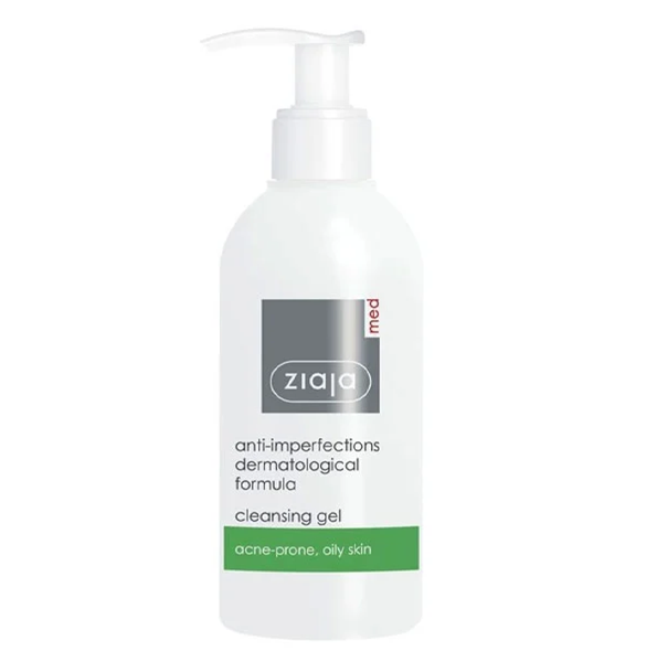 Ziaja – Med Anti-imperfections Dermatological Formula Gel Nettoyant – 200 Ml