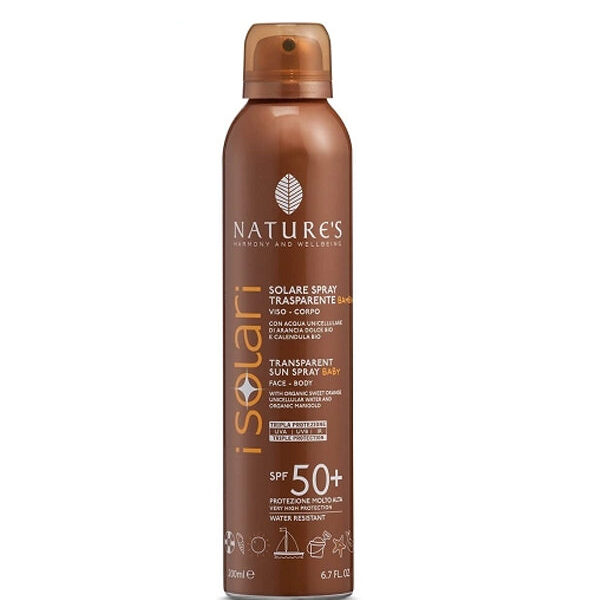NaturEsoin – Natures Isolari Sun Spray Fluido Solare Visage & Corps SPF 50+ Baby