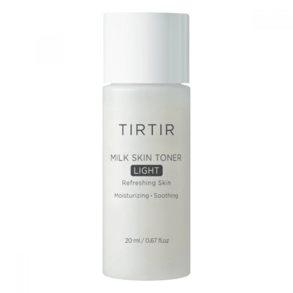 Tirtir – Milk Skin Toner Light 20 Ml Tonique Hydratant & Éclat Laité pour Peaux Mixtes à Grasses