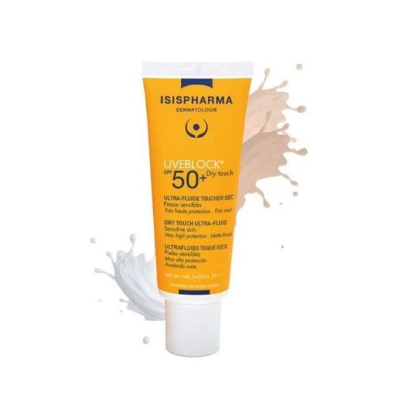 Isispharma – Uveblock 50 Dry Touch Teinte Claire – 40 Ml