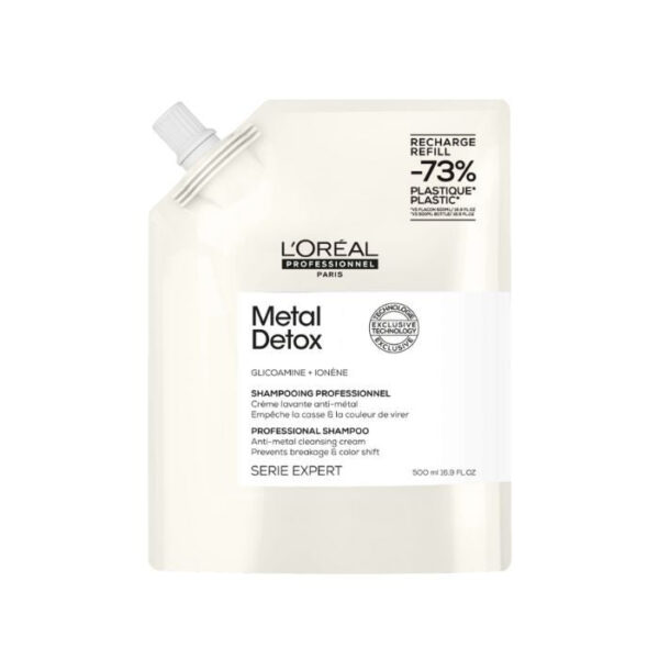 L'Oréal Professionnel – Metal Detox Recharge Shampooing – 500 Ml