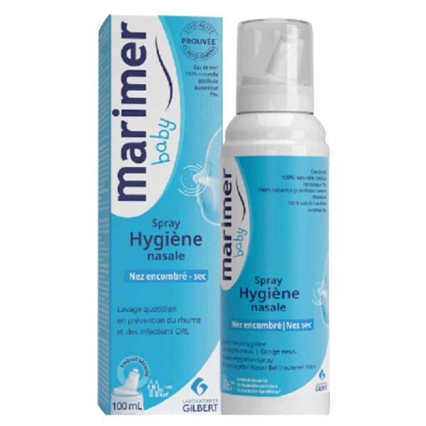 Gilbert – Marimer Spray Baby Hygiène Nasale – 100 Ml