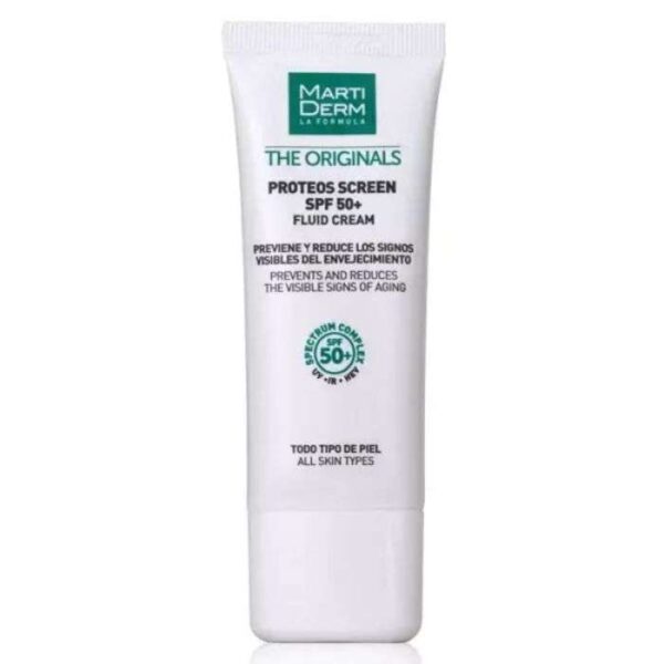 Martiderm – Proteos Crème Solaire SPF 50+ 40 Ml Protection & Hydratation Anti-âge