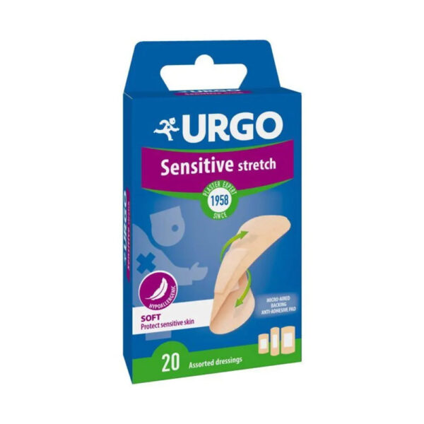 Urgo – Sensitive Strech – 20 Pièces