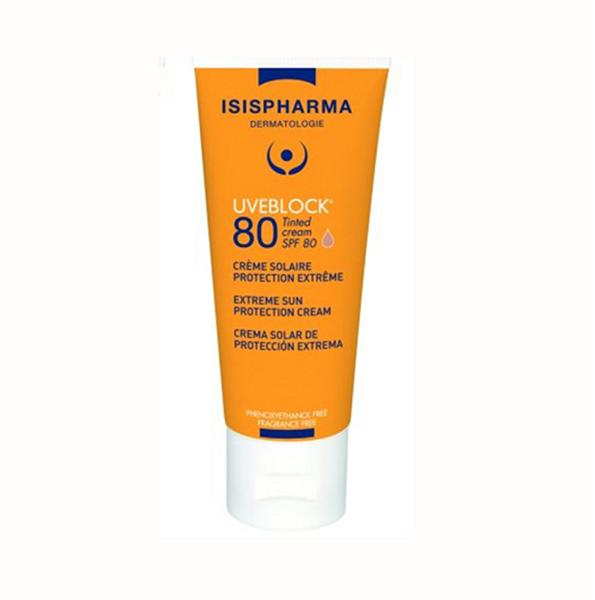 Isispharma – Uveblock SPF 80 Crème Teintée