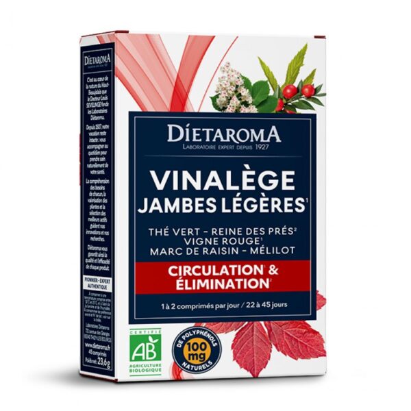 Dietaroma – Vinalège Circulation – 45 Comprimés
