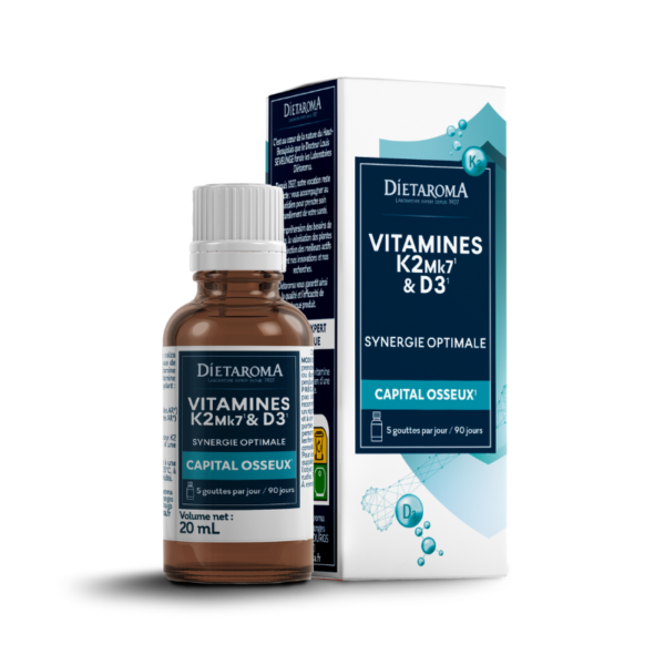 Dietaroma – Vitamines K2 MK7 et D3 – 20 Ml